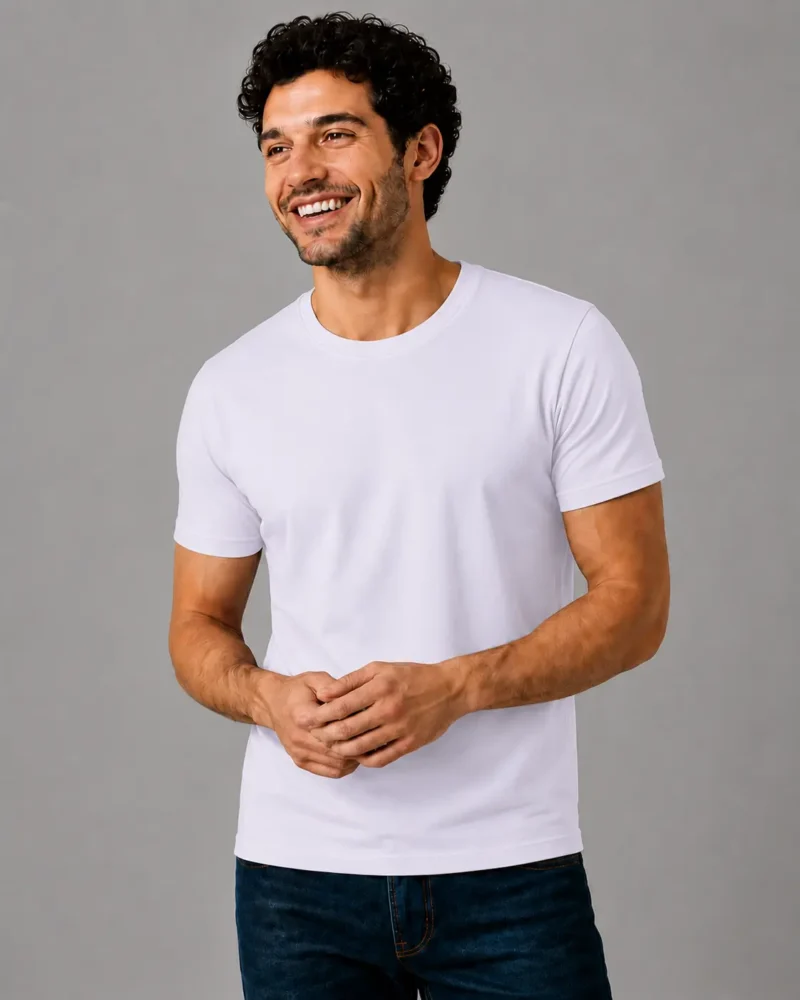 UNISEX REGULAR WHITE TSHIRT
